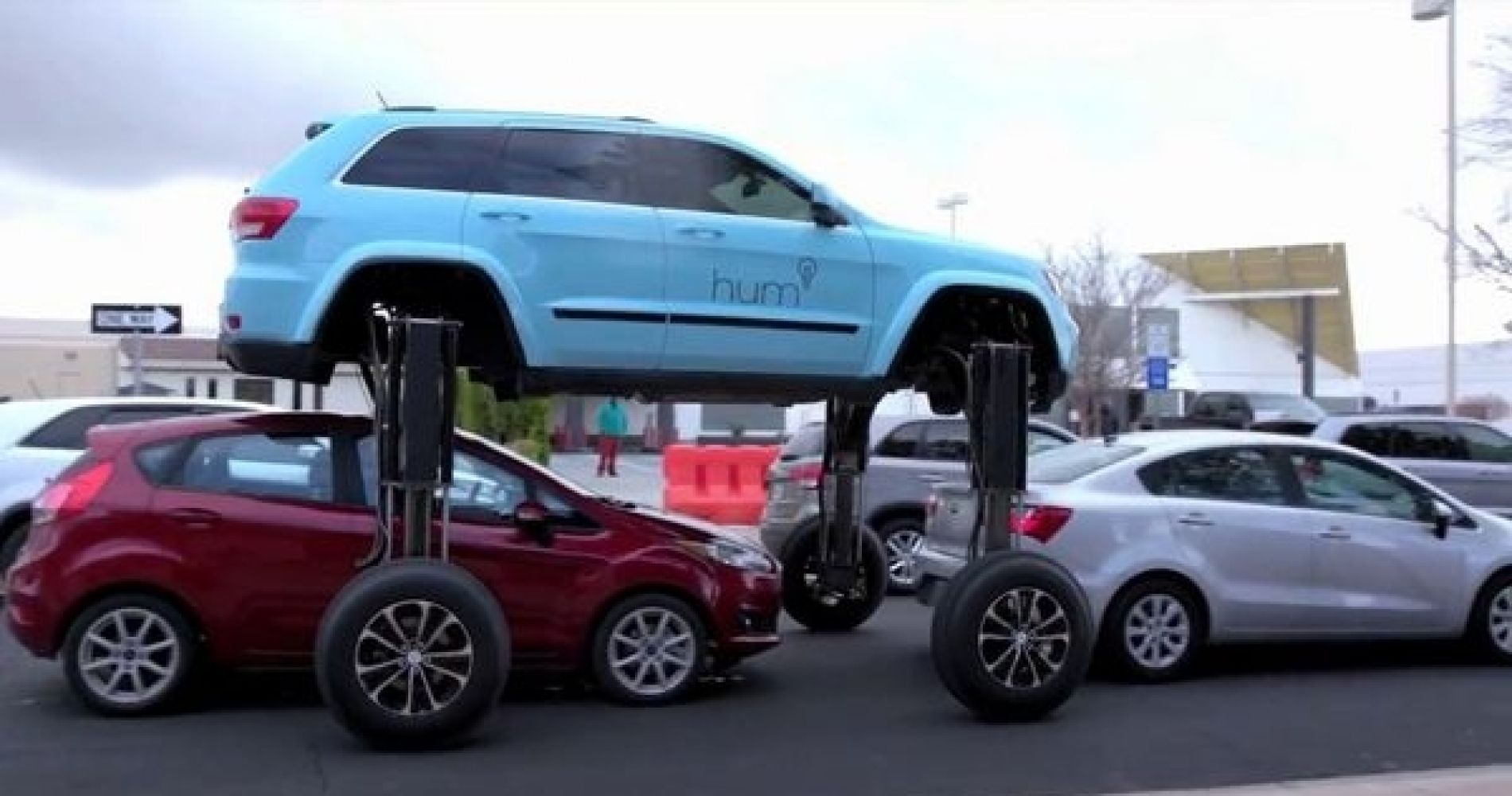 Cómo es el sorprendente auto "anti tráfico"