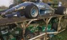 Encuentran autos de Formula 1 abandonados