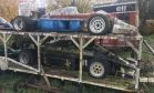 Encuentran autos de Formula 1 abandonados
