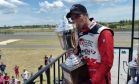 Matías Rossi festejó en el inicio del Top Race