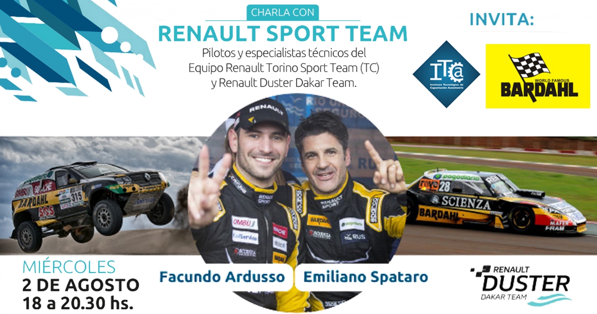 */El equipo RENAULT SPORT TEAM visita el ITCA/*