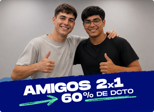 Promo: **Amigos 2x1 – 60%**